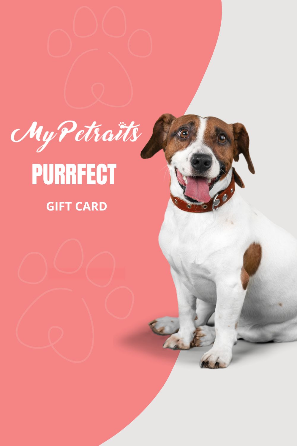 MyPetraits gift card for pet lovers